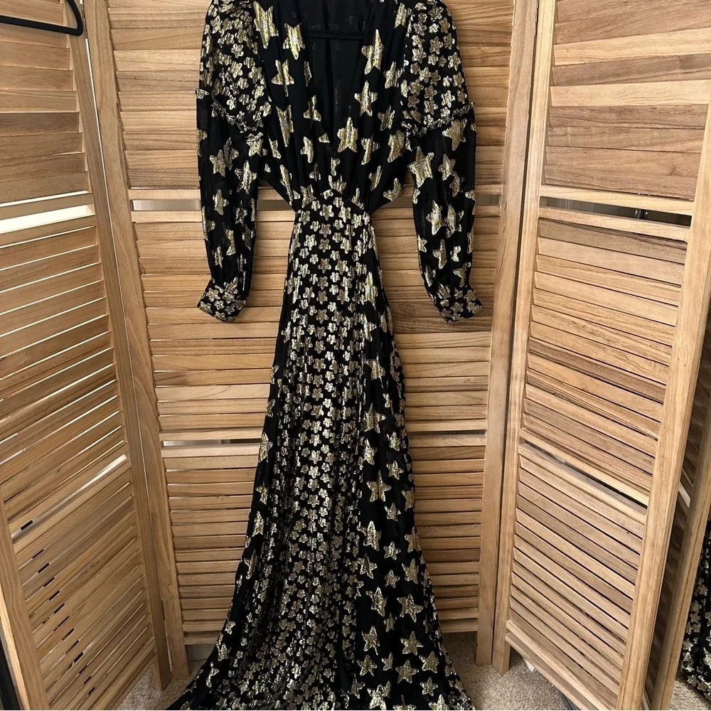 Rare LoveShackFancy Aneesha Maxi Gown Dress size S